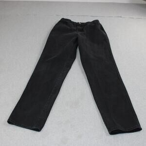 Vintage Lawman Jeans Women 9 Black Denim Bareback Cowgirl Western Heritage 90s
